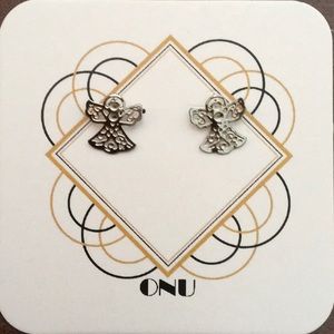 Angel earrings steel